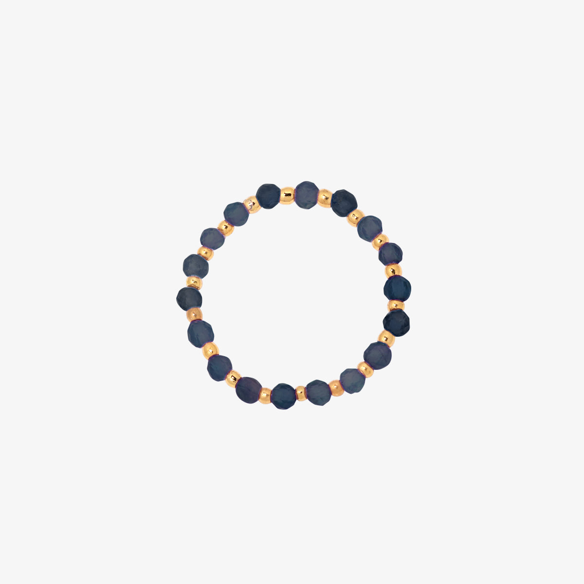 Stretched gemstone ring