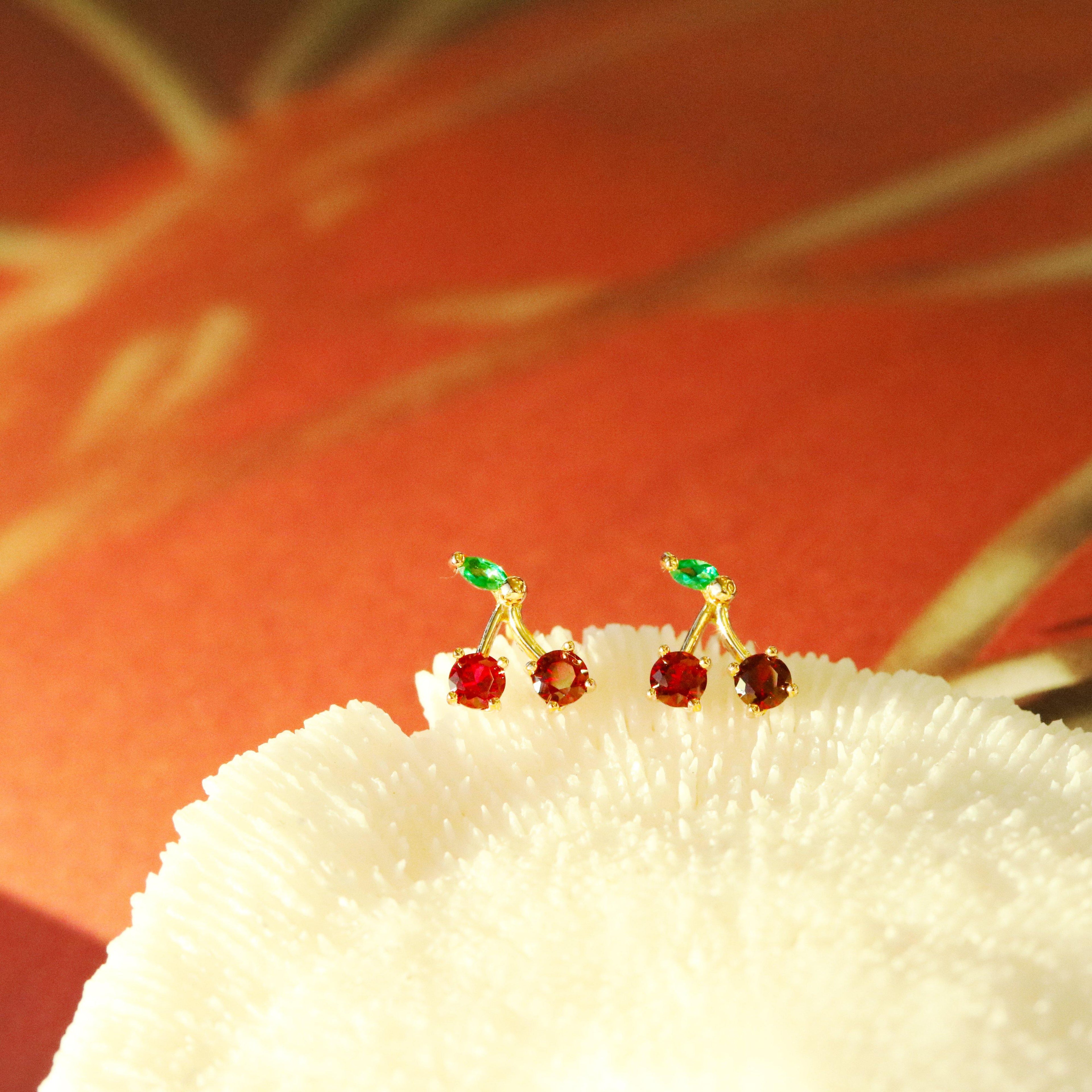Cherry earrings