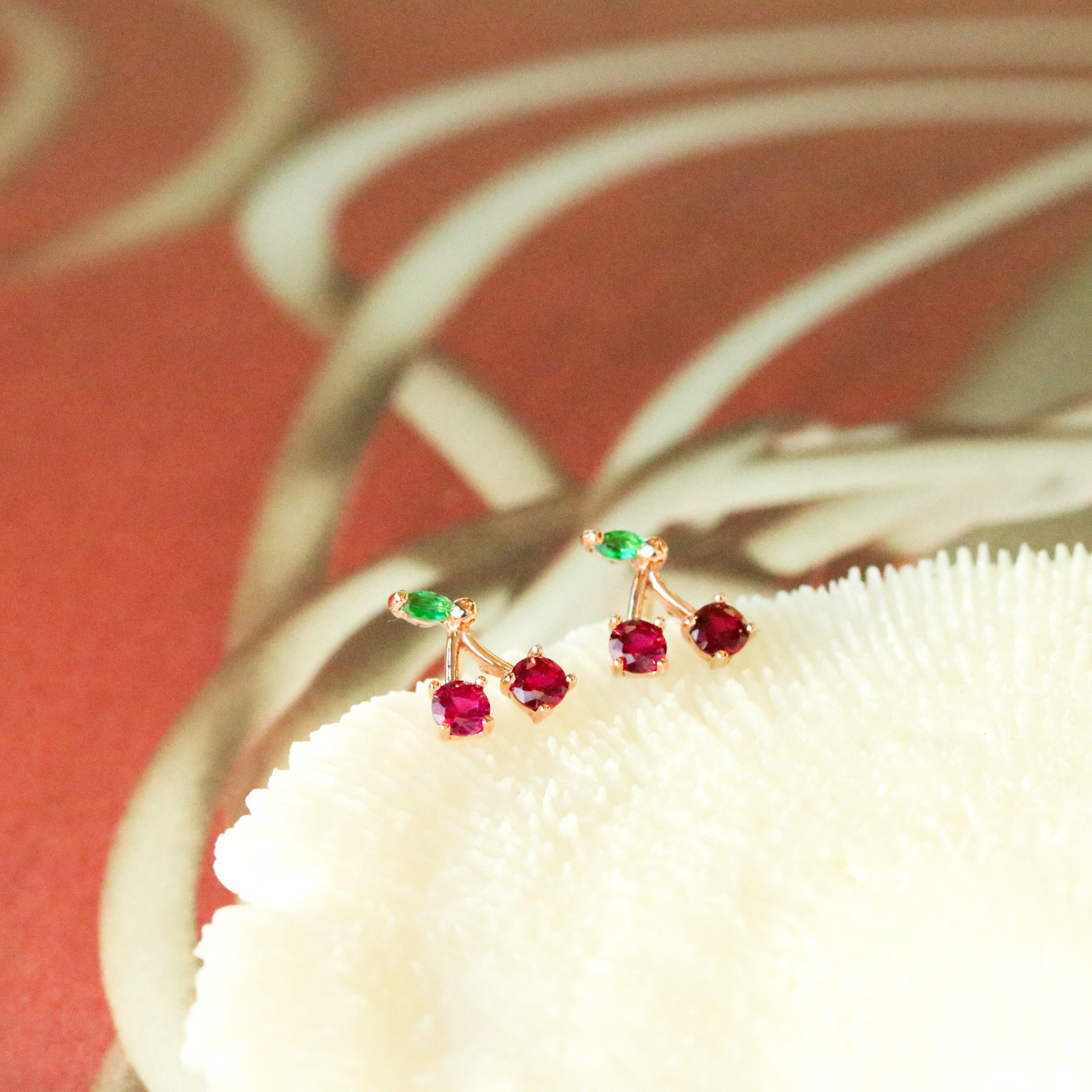 Cherry earrings