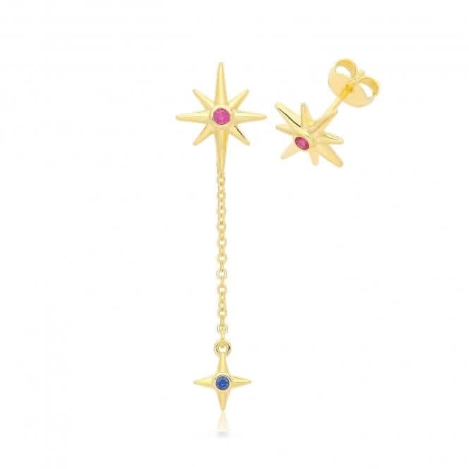 Acotis Silver Star Set Gold Plated Northern G51356GP